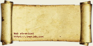 Angelina Stamenić vizit kartica